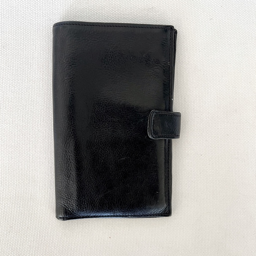 Buxton Cowhide Black Wallet